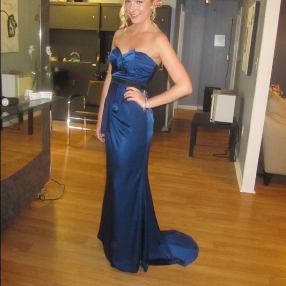 Navy Blue BCBG Max Azria Gown